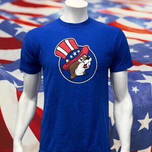 Buc-ees "Sorry Can’t Hear You Over the Sound of Freedom Ringing" Blue T-Shirt MD